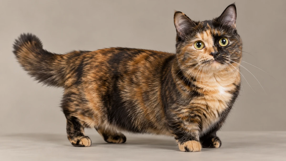 Munchkin Kedisi kedi — tortoiseshell