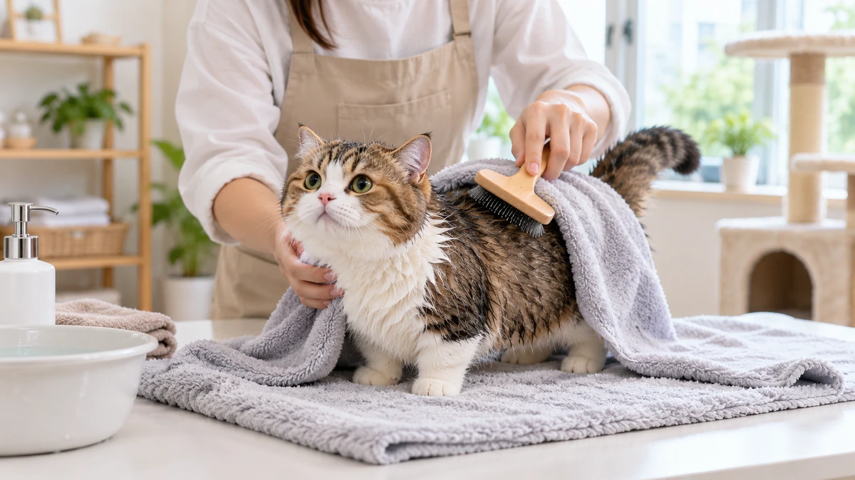 Munchkin Kedisi kedi — bakım ve tımar